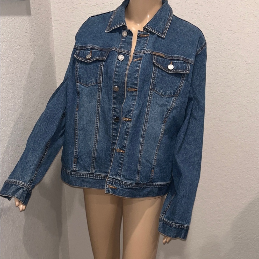 Calvin Klein Classic Women's Denim Jacket - Blue